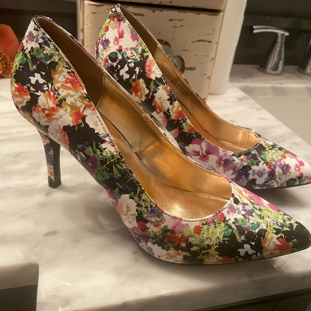 Floral Womens heels